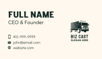 Fast Truck Courier Business Card