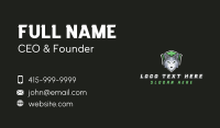 Wolf Animal Gamer Business Card