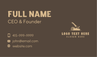 Lumberjack Axe Carpenter Business Card
