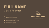 Lumberjack Axe Carpenter Business Card Design