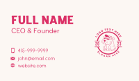 Fashion Dog Apparel Business Card