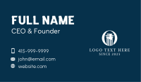Law Firm Column Letter O Business Card