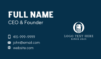 Law Firm Column Letter O Business Card Design