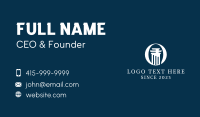 Law Firm Column Letter O Business Card