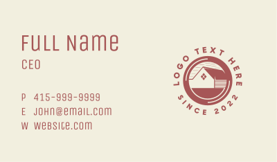 Residential House Mortgage  Business Card