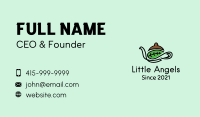 Leaf Coffee Pot Business Card
