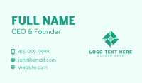 Green Tiles Renovation Business Card Design