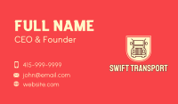 Trailer Truck Transport  Business Card Image Preview