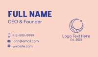 Crescent Moon Boutique Business Card