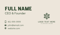 Decorative Tulip Flower Business Card