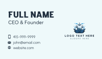 Shirt Apparel Washing Business Card