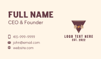 Triangular Business Card example 4