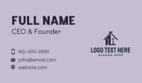 Nail Hammer Chisel Construction Business Card