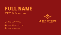 Royal Bull Horns Business Card Design