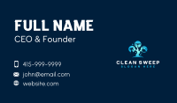 Eco Maintenance Cleaning Business Card Image Preview