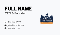 Forest Mountain Stag Business Card