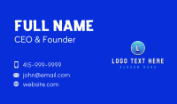 Digital Tech Company Business Card