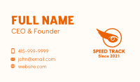 Orange Wing Eye Business Card
