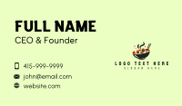 Asian Fried Rice Bowl Business Card