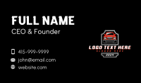 Automotive Garage Mechanic Business Card