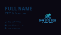 Wild Wolf  Mascot Business Card