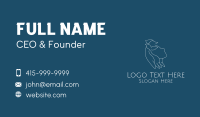 Girl Animal Conservation Business Card