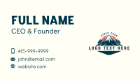 Alpine Peak Mountain Business Card