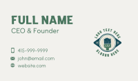 Paint Brush Star Badge Business Card