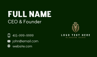 Elegant Lion Royalty Business Card