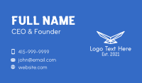 Minimalist Eagle Business Card