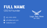 Minimalist Eagle Business Card Design