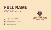 Grizzly Bear Apparel  Business Card