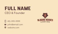 Grizzly Bear Apparel  Business Card Image Preview