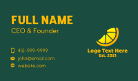 Orange Farm Business Card example 2