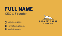 Sniffing Pet Dog Business Card Design