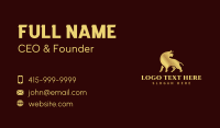 Luxury Bull Ranch Business Card