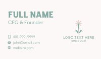 Floral Acupuncture Medicine  Business Card