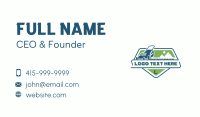 Lawn Care Mower Landscaping Business Card Design