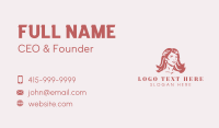 Woman Nature Headpiece  Business Card