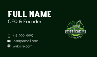 Lawn Mower Landscaping Business Card