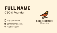 Bird Business Card example 3