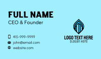 Blue Realty Company  Business Card Design