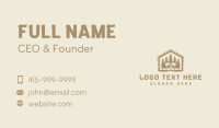 Woodwork Axe Pine Tree Business Card