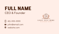 Hat Cowgirl Lady Business Card