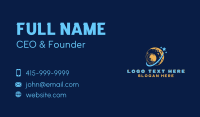 Moon Astronaut Star Business Card