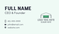 Factory Warehouse Building Business Card Design