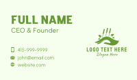 Wellness Hand Acupuncture Business Card Design