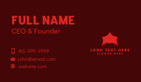 Hanging Business Card example 1