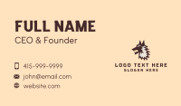 Wild Wolf Character Business Card