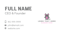 Cute Baby Mouse Business Card Design